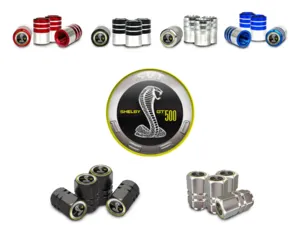 Shelby Tire Valve Stem Caps for Bicycle Pro Style
